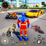 Rope Spider Game Fighting Town